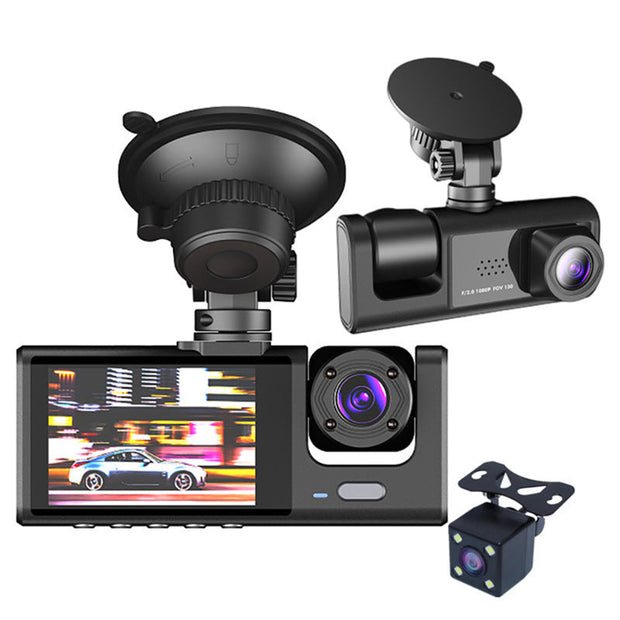 Three-record Driving Recorder