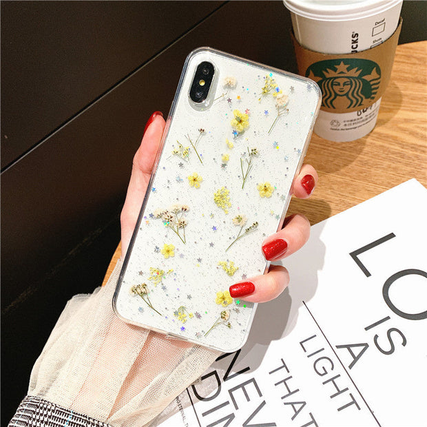 Transparent Epoxy Shockproof Soft Phone Case