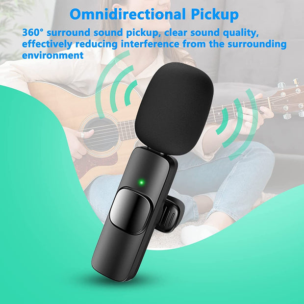 Wireless Lavalier Lapel Microphone